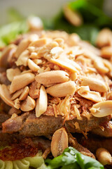 Stir-Fried Meat Vegetables with Peanuts