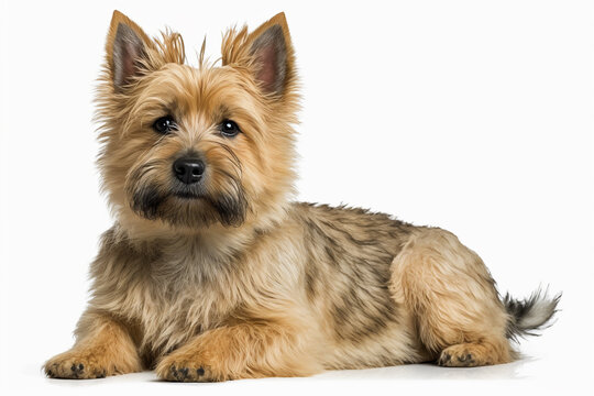 Adorable Norwich Terrier Dog on White Background - Perfect for Your Next Design Project