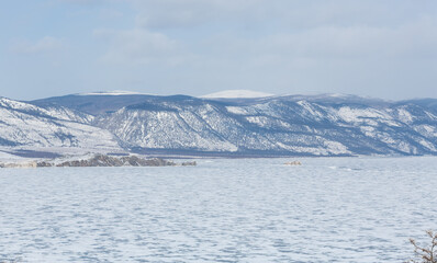 Lake Baikal in winter