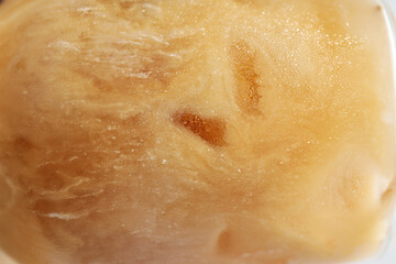 Ice coffee texture, close up, cold drink for refreshing