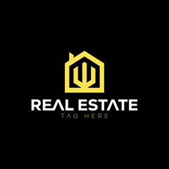 Real Estate home construction  Vector Logo Design