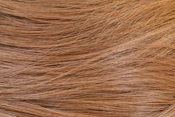 Close up of synthetic wig hair