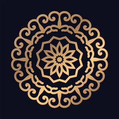 Luxury Islamic pattern mandala design background vector