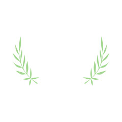 aesthetic handdrawn leaf