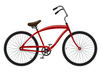 Go out with bicycle retro style