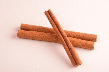 Cinnamon stick and star anise spice.