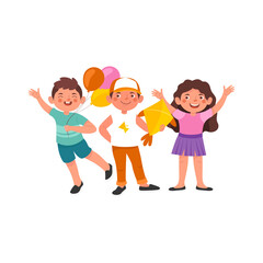 happy children day illustration