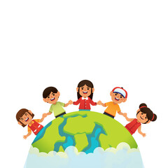 happy children day illustration