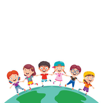 happy children day illustration