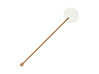 木製の耳かきのイラスト