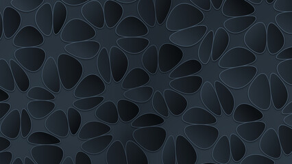 Ilustrave gray-blue background with patterns and effects