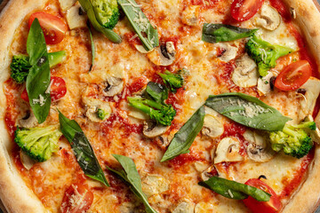 Pizza with vegetables