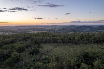 Aerial landscape photography