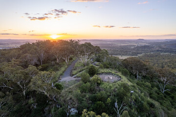 Aerial landscape photography