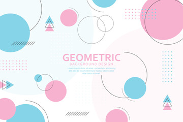 Geometric background with abstract polygonal shapes