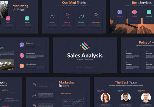 Sales Analysis Presentation Template