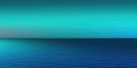 Oceanic teal and blue gradient background with copy space, banner design created with generative AI technology