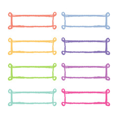 색연필 손글씨 라벨 - 10. 곡선