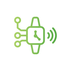 smart watch gradient icon