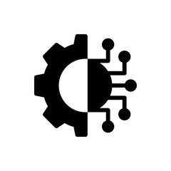 technology glyph icon