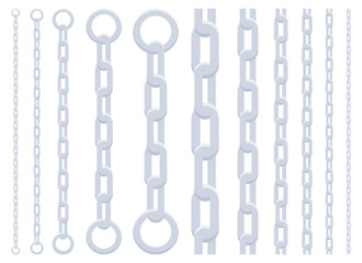 Fototapeta na wymiar Chain vector design illustration isolated on white background