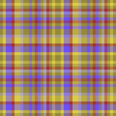 Texture check vector. Plaid seamless fabric. Pattern tartan textile background.