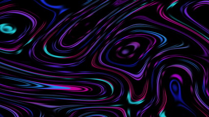 Colorful abstract liquid texture, fluid art. Very nice abstract design swirl background video. 3D Animation