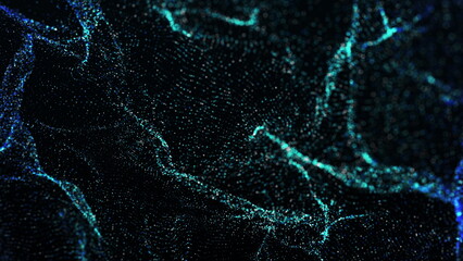 Abstract 4K shining glitter particles. On beatiful relaxing Background. Abstract motion background shining gold particles. Shimmering Glittering Particles With Bokeh.