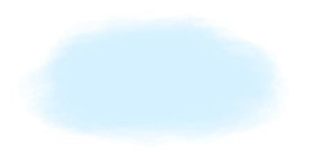 Niebieska przezroczysta chmurka ilustracja © Monika Janiak-Klicha