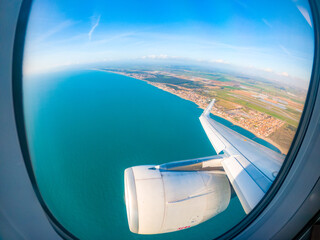Airplane POV: Departing from Rome Fiumicino Airport