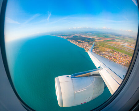 Airplane POV: Departing from Rome Fiumicino Airport