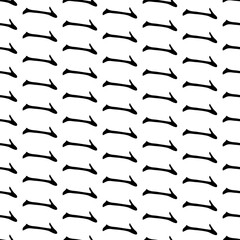 Seamless pattern with sketch squiggle