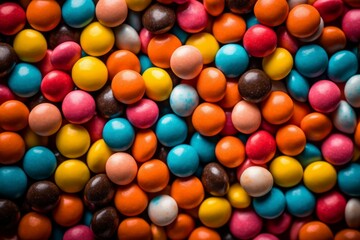 Obraz premium Holiday colorful candy. Generate Ai