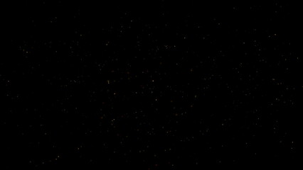 Dust Particles, random motion of particles.On beatiful relaxing Background. Glittering Particles With Bokeh in volumetric light