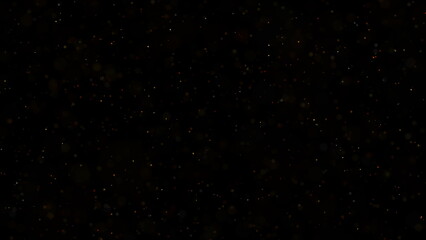 Abstract Dust Particles Background. Bokeh Particles Background.Flickering Particles, random motion of particles.