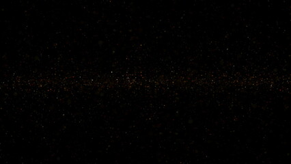 Abstract Dust Particles Background. Bokeh Particles Background.Flickering Particles, random motion of particles.