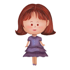 child doll. teddy. Cute element. Person element .child vector 