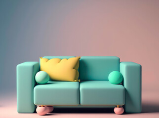 sofa in a room