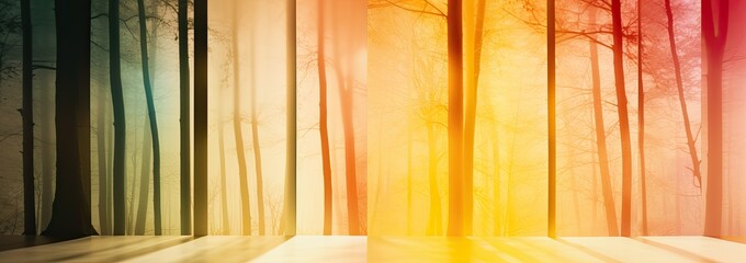 Colorful shades creating an abstract and beautiful image. Generative AI