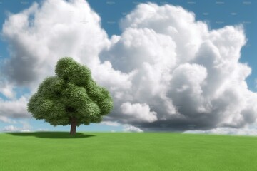 Clouds for landscaped realistic png. Generative AI