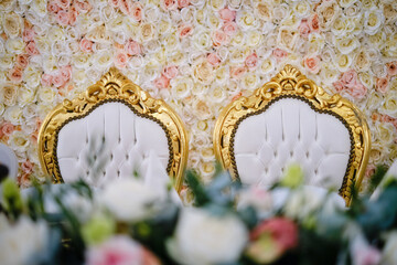 Dekoracja sali weselnej