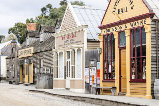 Sovereign Hill Establishment In Ballarat Australia