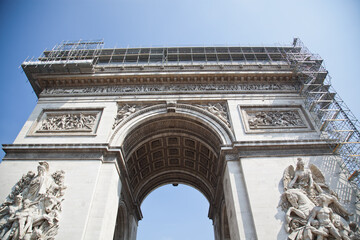 Obraz premium Paris, detail Arc de Triomphe 