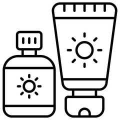 An amazing vector design of sunblock in modern style, premium icon