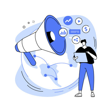 Macromarketing abstract concept vector illustration.