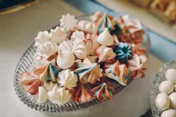 cake with cream and fruits