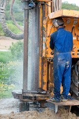 Hope in the Depths: Capturing the Journey of a Water-Seeking Machine in Times of Drought