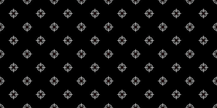 Sight seamless pattern on white background for decoration and design