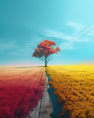 colorful landscape