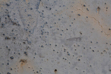 concrete wall texture. Rusted steel plate. Abandoned house, ruins. Metal. Background material. Stone, rock, etc…